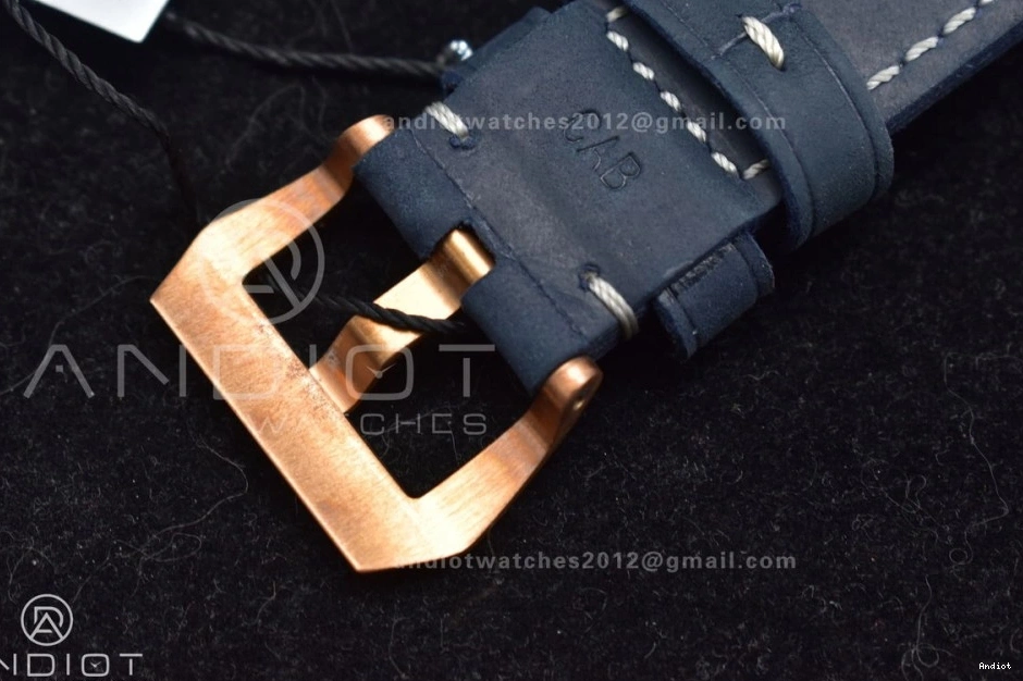 W 1:1 Blue Best on PAM1074 Calfskin VSF Blue Edition Bronzo Strap P.900 Clone Dial 0212